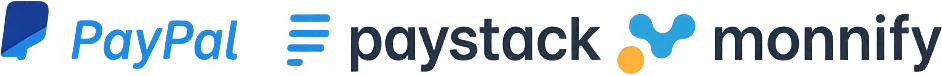 PayPal, Paystack and Monnify